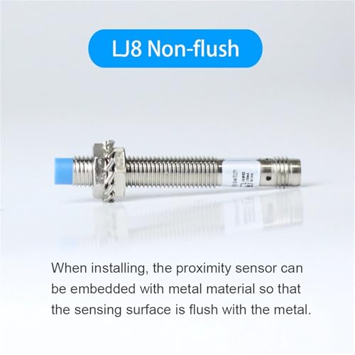 Capteur inductif M8 LJ8A3-2 detection metallique de precision PNP NC