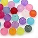 Produktbild HOUSWEETY 200 Mix Rund Matt Acryl Perlen Beads Kugeln Armband Basteln 10mm