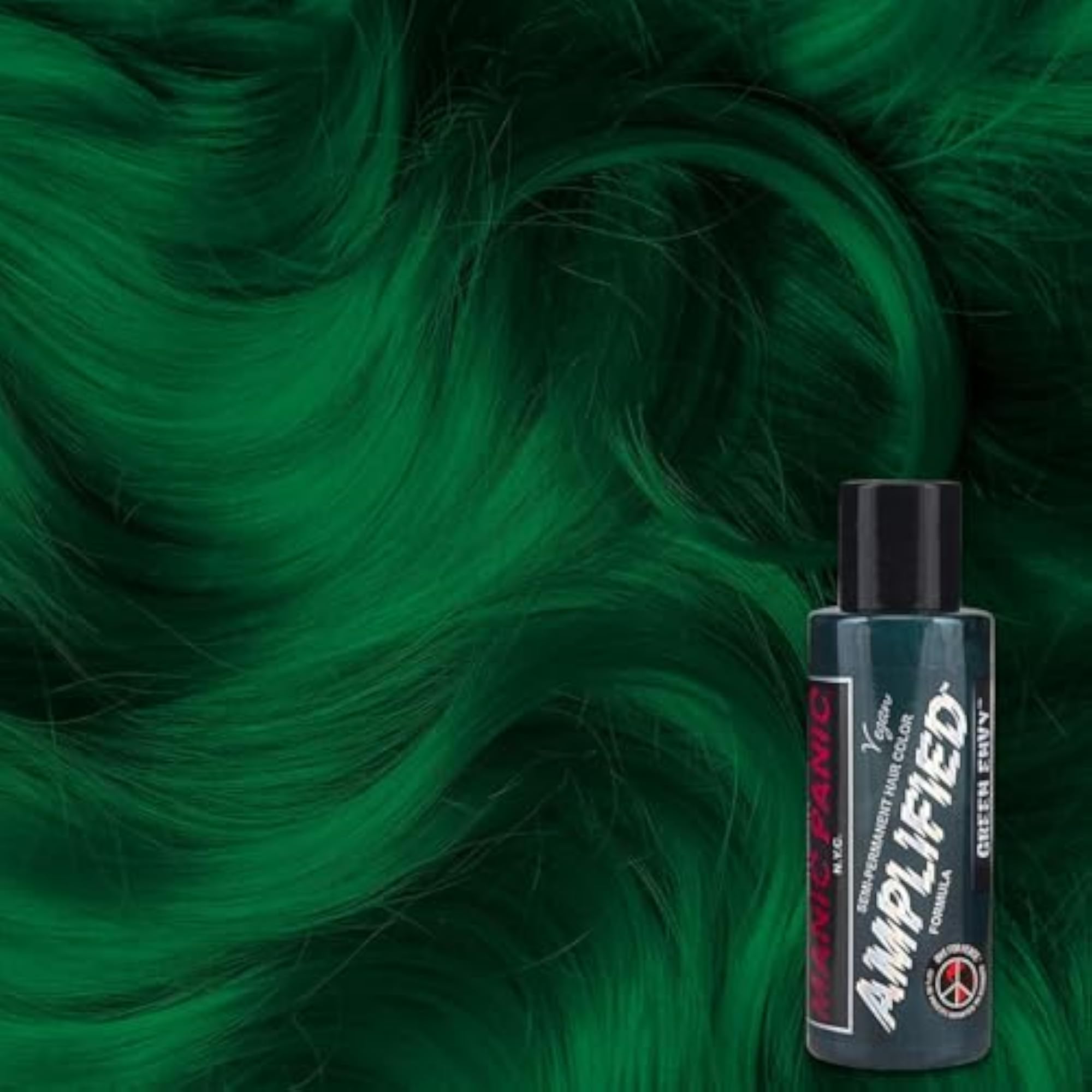 Amplified Cream Semi-Permanent Vegan Hair Color - Green Envy