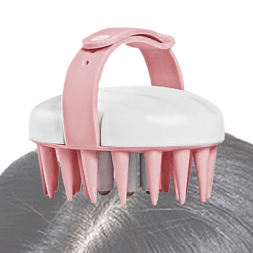 Hogvinnatil Masajeador de cuero cabelludo con cepillo para champú, cuero cabelludo para cepillos de masaje de champú - Exfoliante de cabello para el cabello - Herramienta de masaje para exfoliador de