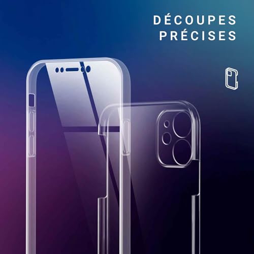 Coque tactile compatible avec Apple iPhone 11 évite les bris d'écran 360 - 5