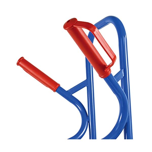 Trestles Profi Sackkarre 250kg Treppensteiger Sackkarre Vollgummireifen Sackkarren Transportkarre Treppensackkarre Treppenkarre S04HS blau | Stabiler Stahlrahmen | große Schaufel | Sicherheitsgriffe – Bild 8