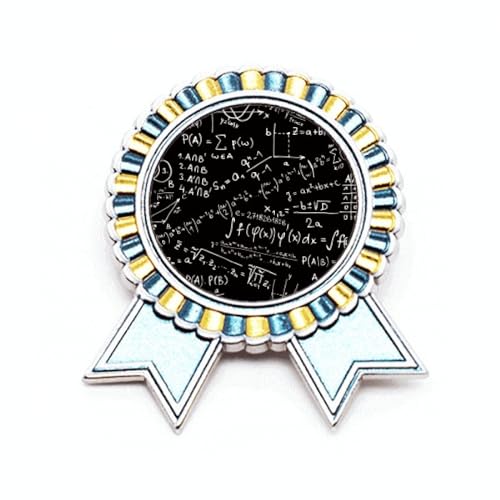 Broche en forme de calcul scientifique pour personnaliser une blouse de laboratoire