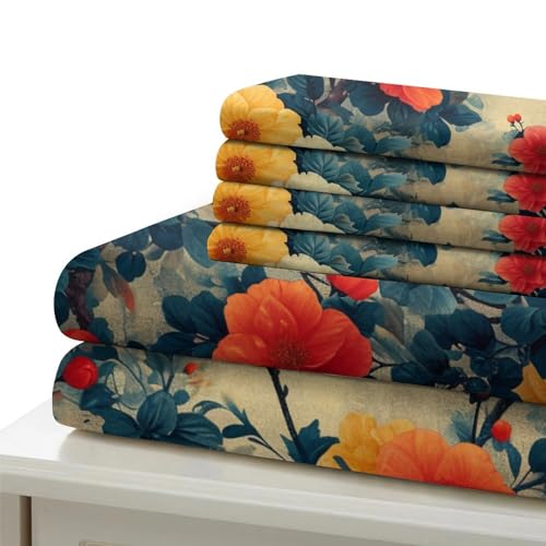 Parure de lit fleurs 3D pour une chambre parentale moderne