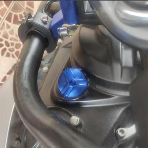 Tapón llenado aceite motor CNC para accesorios de motocicleta Yamaha TDM900 Rosso 3