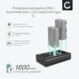 CELLONIC® 2X Bateria EN-EL3e EN-EL3a EN-EL3 Kompatybilny z Nikon D700 D70s D80 D900 D100 D200 D300 D300S D50 D70, 1600mAh + podwójna ładowarka MH-18a bateria zamienna Stos