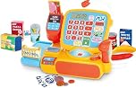 Casdon Cash Register. Toy Shopping Till Set with Working Calculator, Scanner, Pretend Money, Play Food, and More. Suitable for Preschool Toys. Playset for Children Aged 3+