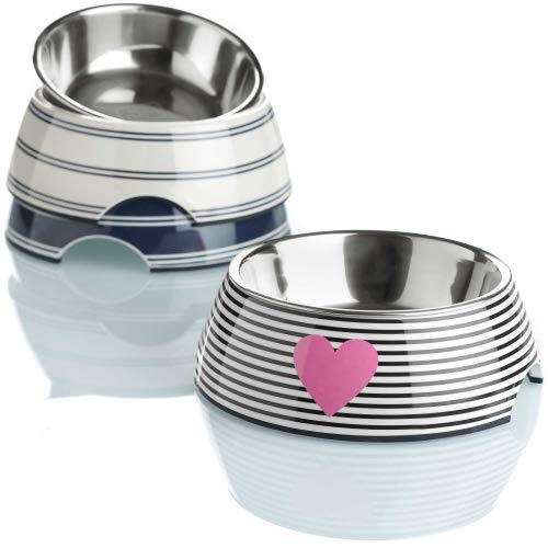 HUNTER BIRI Melamin-Napf, mit Edelstahlnapf, 700 ml