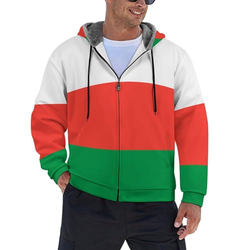 Manteau d'hiver surdimensionné à capuche zippé style Oman