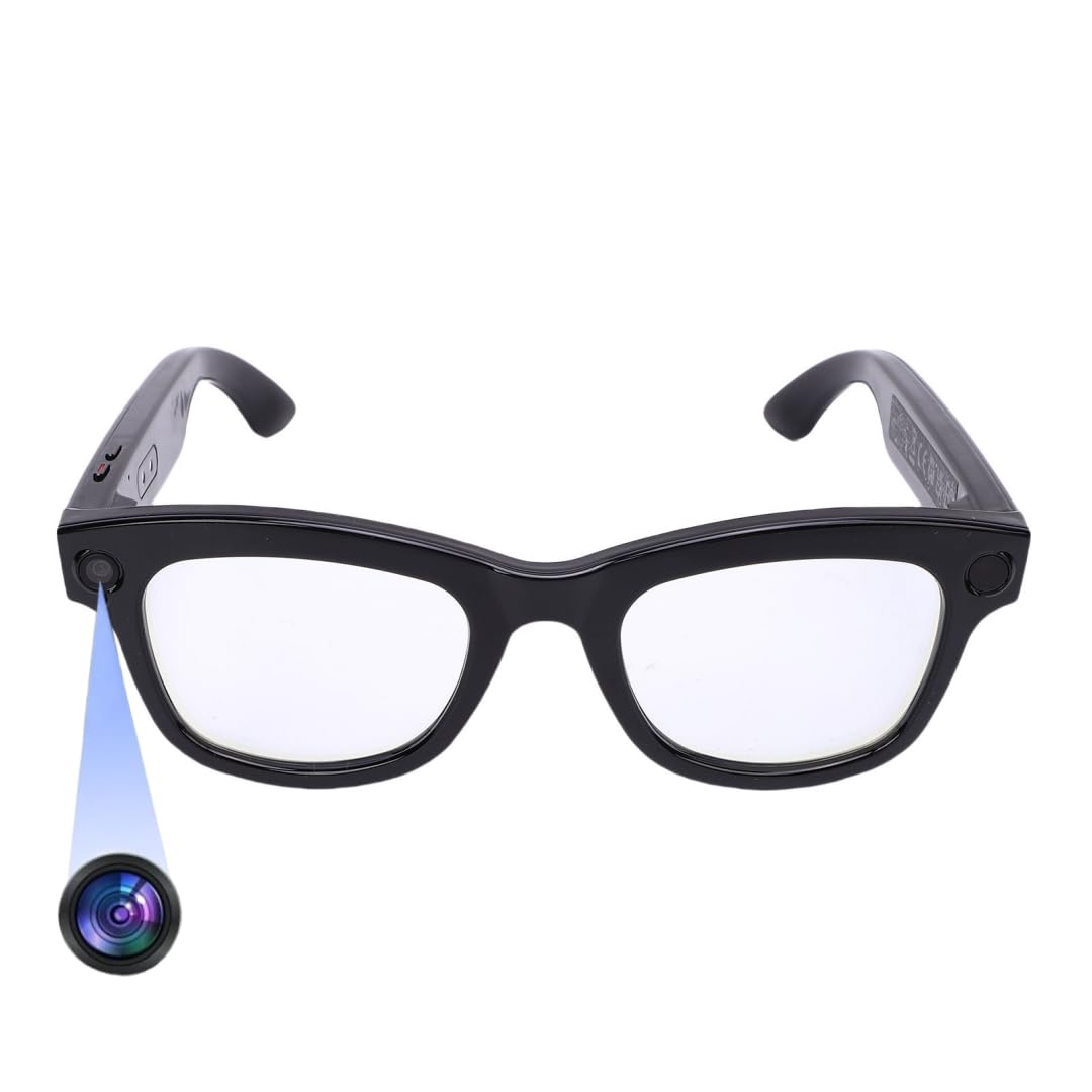 XUMIUZIY Camera Glasses, Smart Video Glasses with 5MP Camera, Wearable Polarized Sports Sunglasses with WiFi & Bluetooth, for Music, Calls, AI Translation-image-39