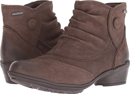 Rockport レディース レイブン防水ボタンブーツ アンクルブーツ US サイズ: 7 カラー: ベージュ