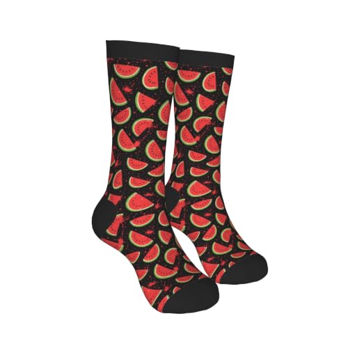 oyebn Watermelon Novelty Socks Funny Crew Socks For Men Women Gifts
