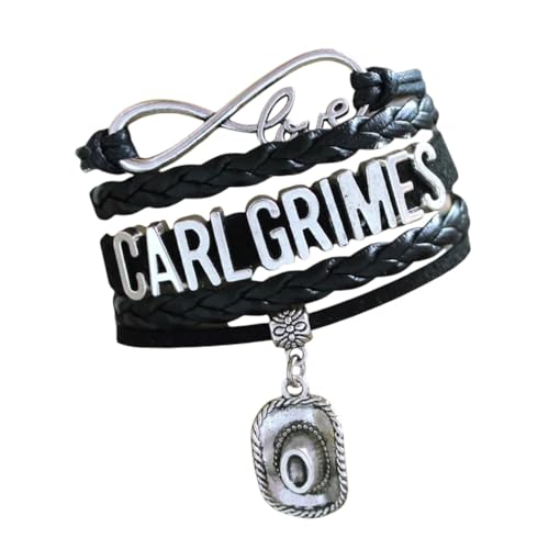 New 2026 Raaived Infinity Bracelet Love Carl Grimes Cowboy Hat Daryl Dixonc Rossbow Walking Dead Custom Jewelry Fashion Accessories Creative Gift