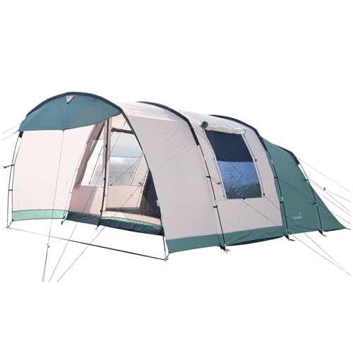 Skandika Tunnelzelt Hafslo 5 Sleeper Protect | Campingzelt für 5 Personen, Sleeper Technologie, Canopy Vordach, 5000 mm Wassersäule | Großes Familienzelt, Zelt, Outdoor, Camping