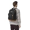 JanSport Right Pack Backpack - Durable Daypack with Padded 15 Laptop Sleeve, Spacious Main Compartment & Integrated Water Bottle Pocket - Black