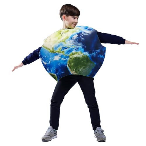 Disfraz de Planeta Tierra para Niños Azul miniatura 4