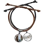 Bestchong la brebis Animal Organisme terrestre Bracelet Corde Main Chaîne Bracelet Cuir Sidi