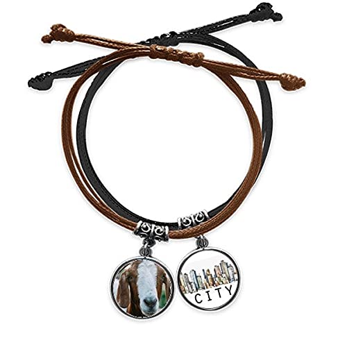 Bracelet brebis ajustable en cuir fini les bijoux fragiles qui cassent au quotidien