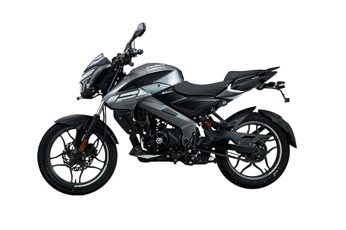 Image of Bajaj Pulsar Ns 125 Ug Motorcycle /Motorbike - Gloss Pewter Grey - Ex-Showroom