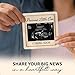 Pregnancy Announcement For Grandma, Grandparents - Ultrasound Picture Frame Surprise Box - Baby Announcement Sign - Baby Coming Soon Announcement - Pregnancy Reveal to Husband, Friends, Auntie, Uncle