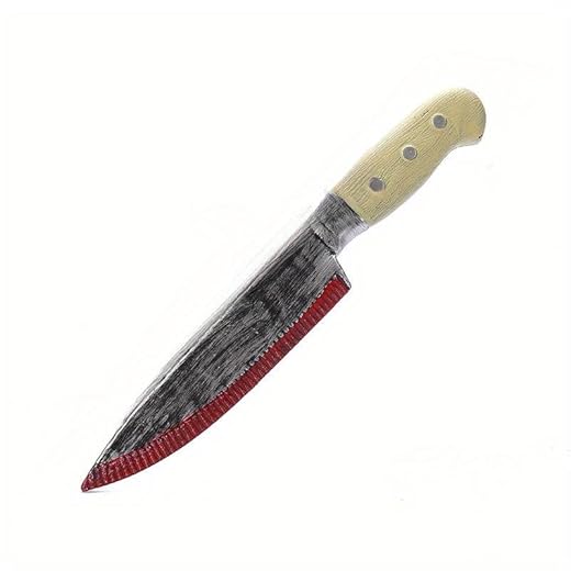 Boolavard Halloween faux couteau bricolage effrayant décor Costume fête horreur Cosplay accessoires cadeaux (Couteau 2)