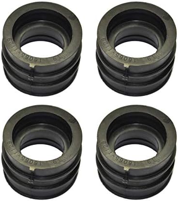 4 PC Carburetor Intake Joints Boot Manifold for Kawasaki ZX600 Ninja 600 1985-1987 600R 1987-1997