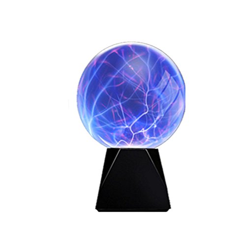 Touch & Sound Activated Plasma Ball - Magical Flashing Ball (4 inches)