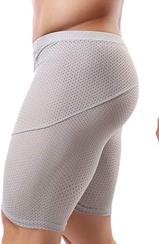 Minaso Mens Tight Yoga See Through Mesh 