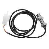 ibasenice Sensor de Tacómetro y Odómetro para Motocicleta y Atv Módulo Digital Resistente de Cnc Accesorio Duradero y Multifunción para Velocímetro