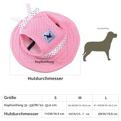Hunde-Sonnenhut, verstellbar, Baseballkappe mit Ohrlöchern, Sommer-Haustier-Visier, Hüte, Outdoor-Sport, Sonnenschutz, Sonnenhaube für kleine Hunde, Welpen, Katzen