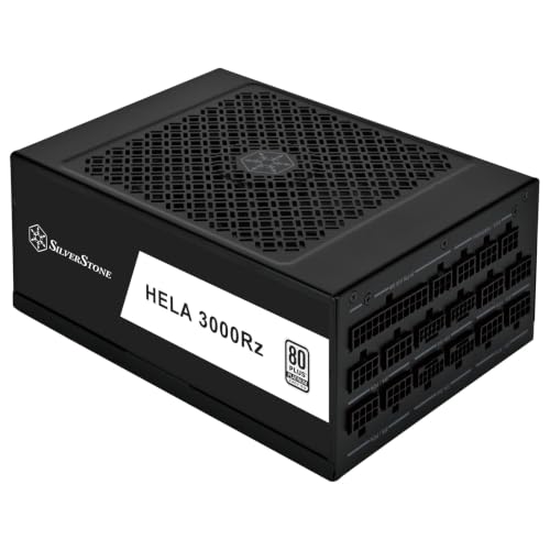 SilverStone Technology HELA 2500Rz Cybenetics Platinum 2500W ATX 3.1 & PCIe 5 Fully Modular ATX Power Supply, SST-HA2500R-PM (SST-AX2500MCPT-A)