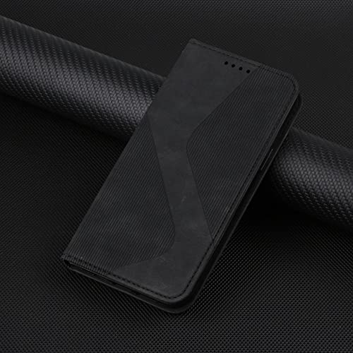 Housse de téléphone à carte magnétique pour iPhone XS Max, idéale pour voyager léger en noir