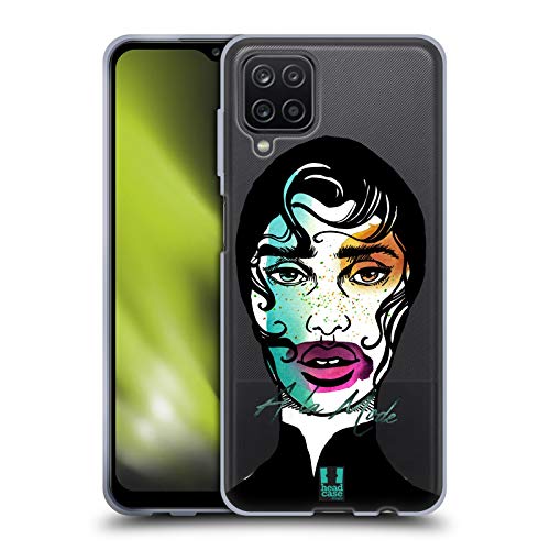 Head Case Designs A La Mode Avant Garde Faces Gel Case [Military Grade Protection] Compatible with Samsung Galaxy A12 (2020)
