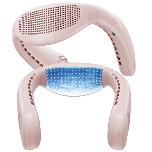 TORRAS COOLiFY Air 2026 Upgraded Neck Fan Air Conditioner, Ultra-Light Portable Fan Rechargeable, Personal Cooling Neck with 3 Modes Fan/Cooler/Heat for Travel, Camping, Outdoor Gift for Wom