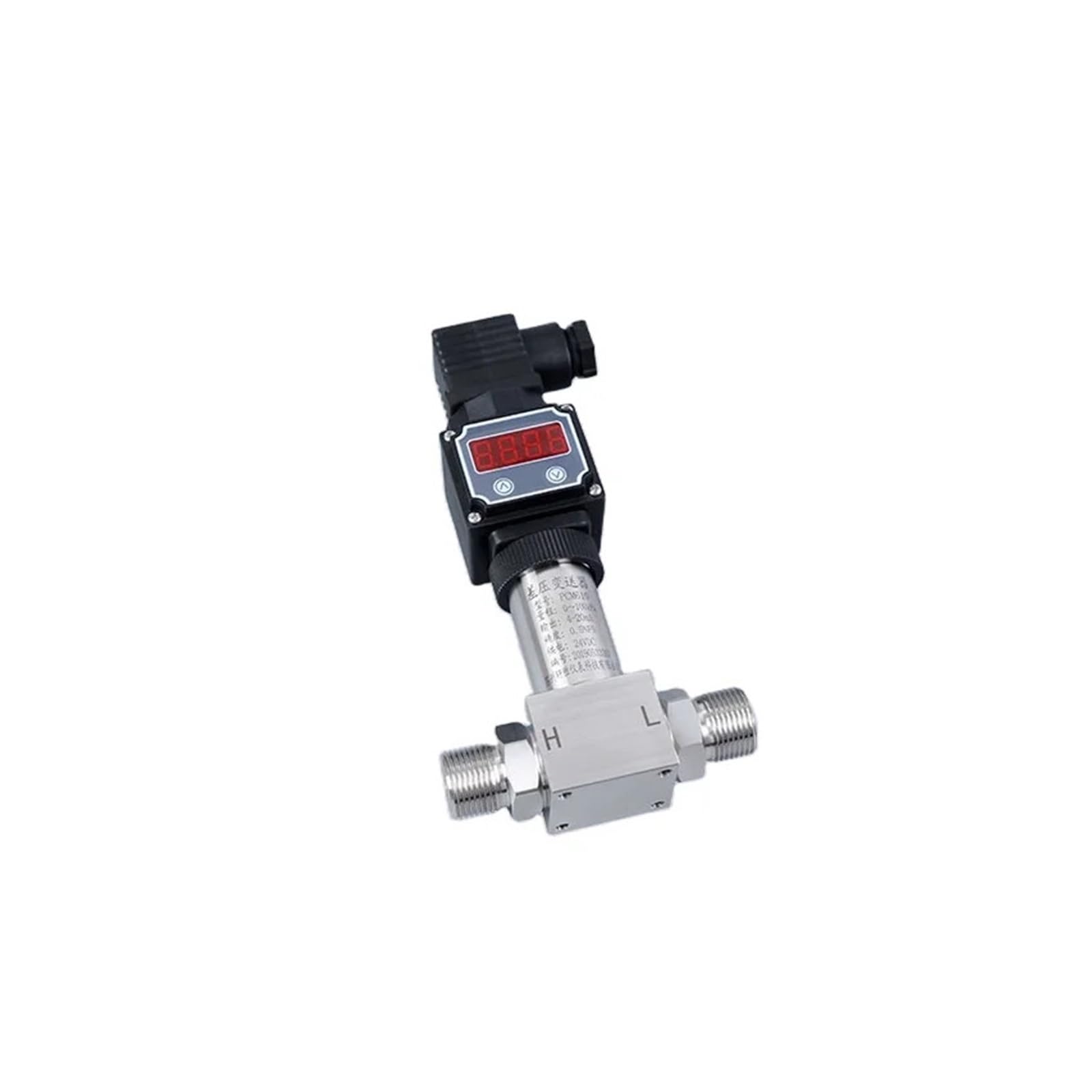 Sensor transmisor de presión diferencial de 4-20 mA con pantalla