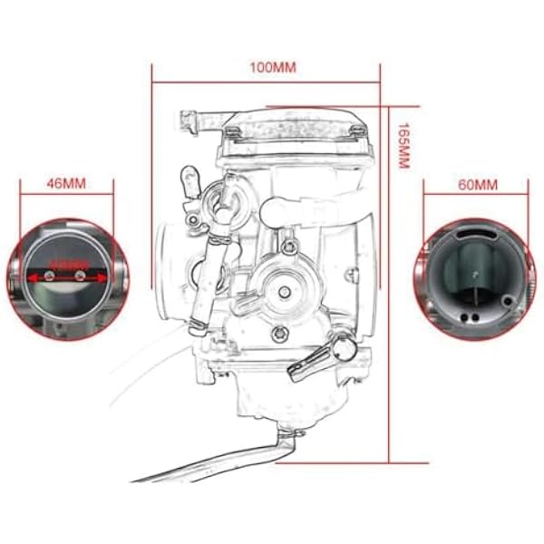 Nowy gaźnik 1987-2007 dla Kawasaki KLR650 15001-1315 15001-1327 15001-1368