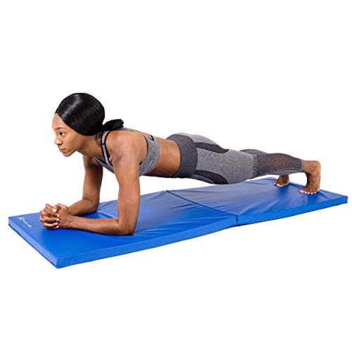 Prosourcefit Bi-Fold Folding Exercise Mat - Blue, Ps-1942-Dfm-Blue #TOP3