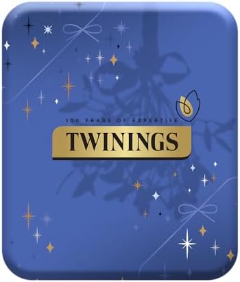 Twinings Festive Limited Edition Pocket Tea Tin โ 4 Tea Envelopes