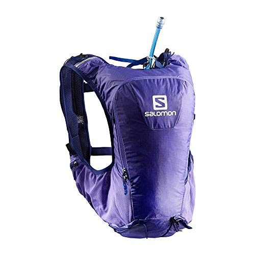 Salomon Skin Pro 10 Set, Mochila Unisex Adulto, Morado (Prpl Oplnc/Mdvl BLU), 24x36x45 cm (W x H x L)
