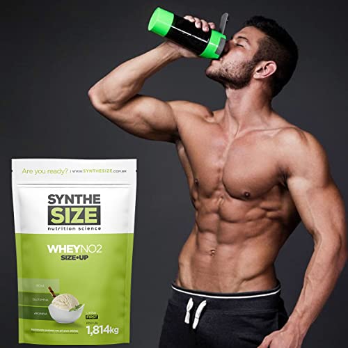 No2 Whey Protein - 1814g Refil Baunilha - Synthesize