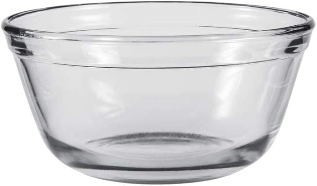 Anchor Hocking 81573 1 Litre Glass Mixing Bowl Batter Bowl Toughened Glass