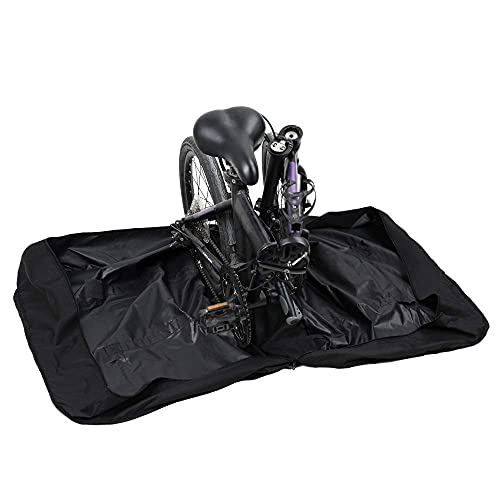 Funda transporte bicicleta plegable 20 pulgadas impermeable y bolsa de almacenamiento 6