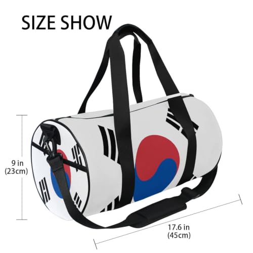 Bolsa de gimnasio ligera y redonda con bolsillo interior para organizar tu ropa 4