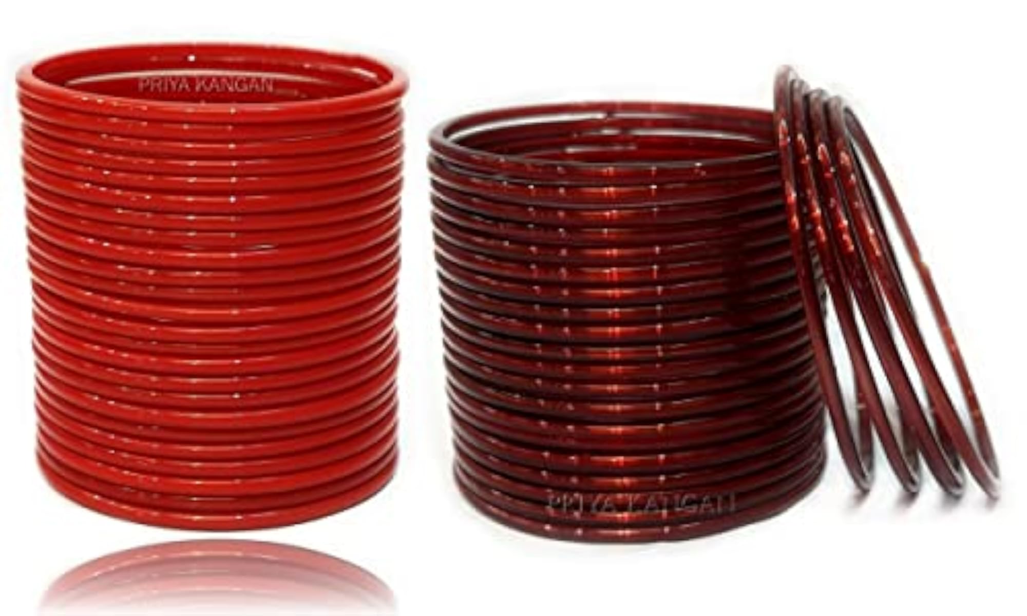Indian Traditional Glass Bangles (Pack of 48)