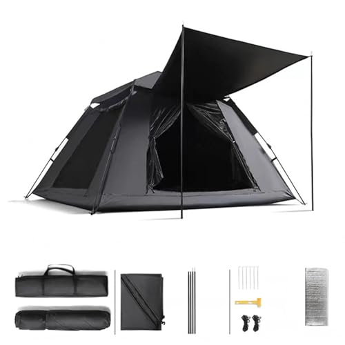Tente trekking 3-4 personnes avec protection solaire pour la randonnée estivale