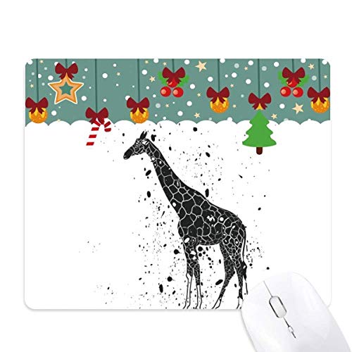 Tapis de souris girafe mexicaine en caoutchouc premium au design sobre