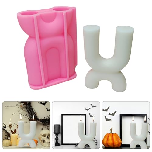 Moule bougie géométrique en silicone haute précision pour objets décoratifs raffinés