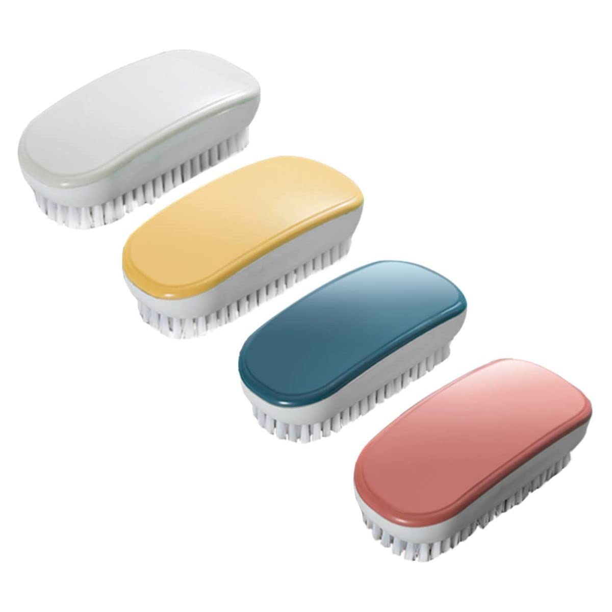 Cepillos para Fregar la Ropa, Cepillo para Ropa, Zapatos, cepillos de Limpieza para el hogar, Cepillo para Limpiar el baño, Cepillo de Mano de Limpieza económico de Fibra de Nailon, Azul