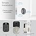 Yale Assure Lock 2 Touch Deadbolt, Lifetime Brass Key-Free Smart Lock with Bluetooth Connected Touchscreen Keypad and Fingerprint Scanner for Code Entry (No Wi-Fi), YRD450-F-BLE-P05