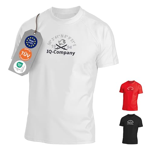 iQ-UV Shirt Loose Fit Weiß L – UPF 50+ UV-Schutz Rashguard für Wassersport – Schwimmshirt aus recyceltem Material – Surf-Shirt – atmungsaktiv & schnelltrocknend